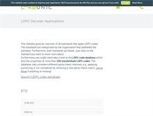 Tablet Screenshot of ldpc-decoder.com